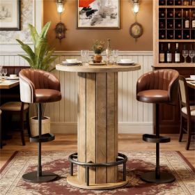 Bar table, circular small wine table, coffee table, cocktail table (table only)