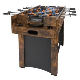 VEVOR 3-in-1 Combo Game Table Set, 54" Air Hockey Table, Multi Combination Table with Air Hockey, Ping Pong, Foosball, Pushers & Pucks
