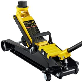 VEVOR Floor Jack, 2.5 Ton Low Profile Floor Jack, Heavy-duty Steel Racing Floor Jack With Single Piston Lift Pump