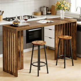 Bar table, rectangular kitchen dining table high top dining table (dining table only),